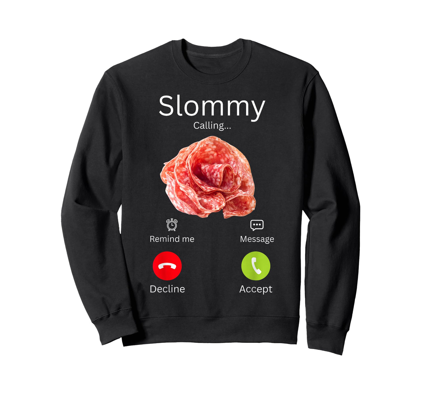 Slommy is Calling Misspelled Salami Funny Gen Z Meme T-Shirt