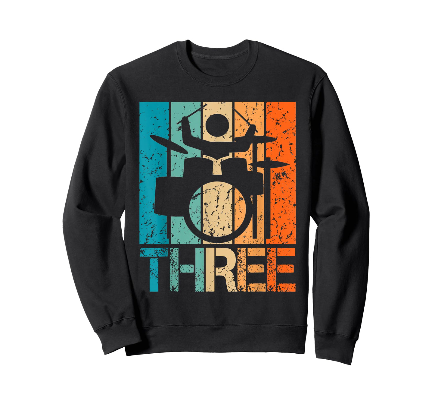 3rd Drums Birthday 3 Year Old 3yr Boys Girl Birthday Drummer T-Shirt