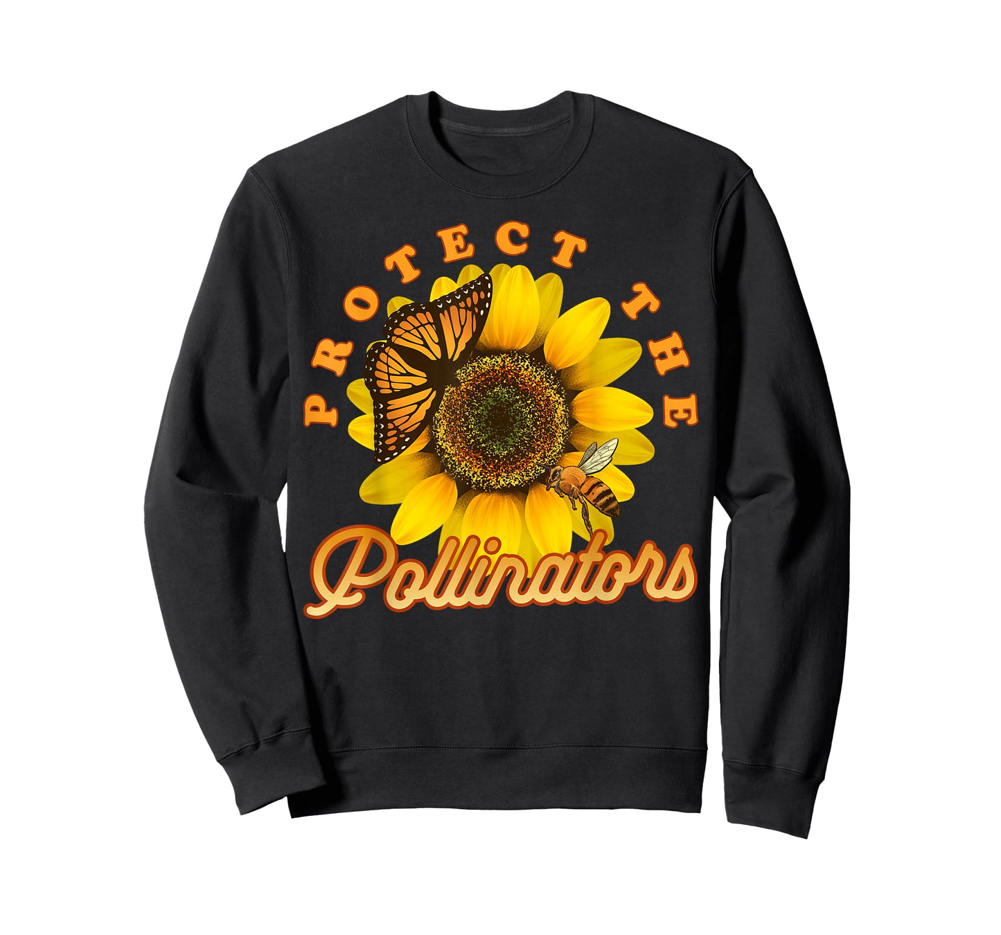 Cool Protect Pollinators Save the bees Sunflower T- shirt T-Shirt