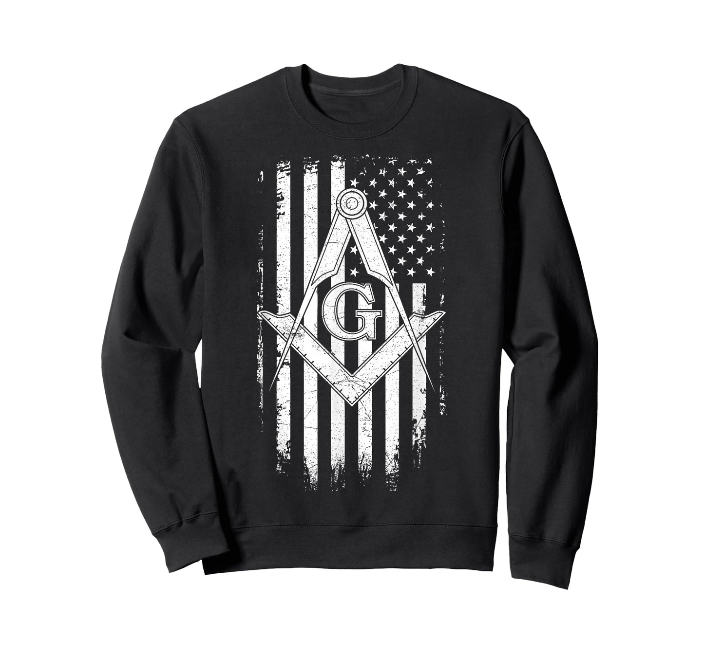 Masonic American Flag Square and Compass - Freemason T-Shirt T-Shirt
