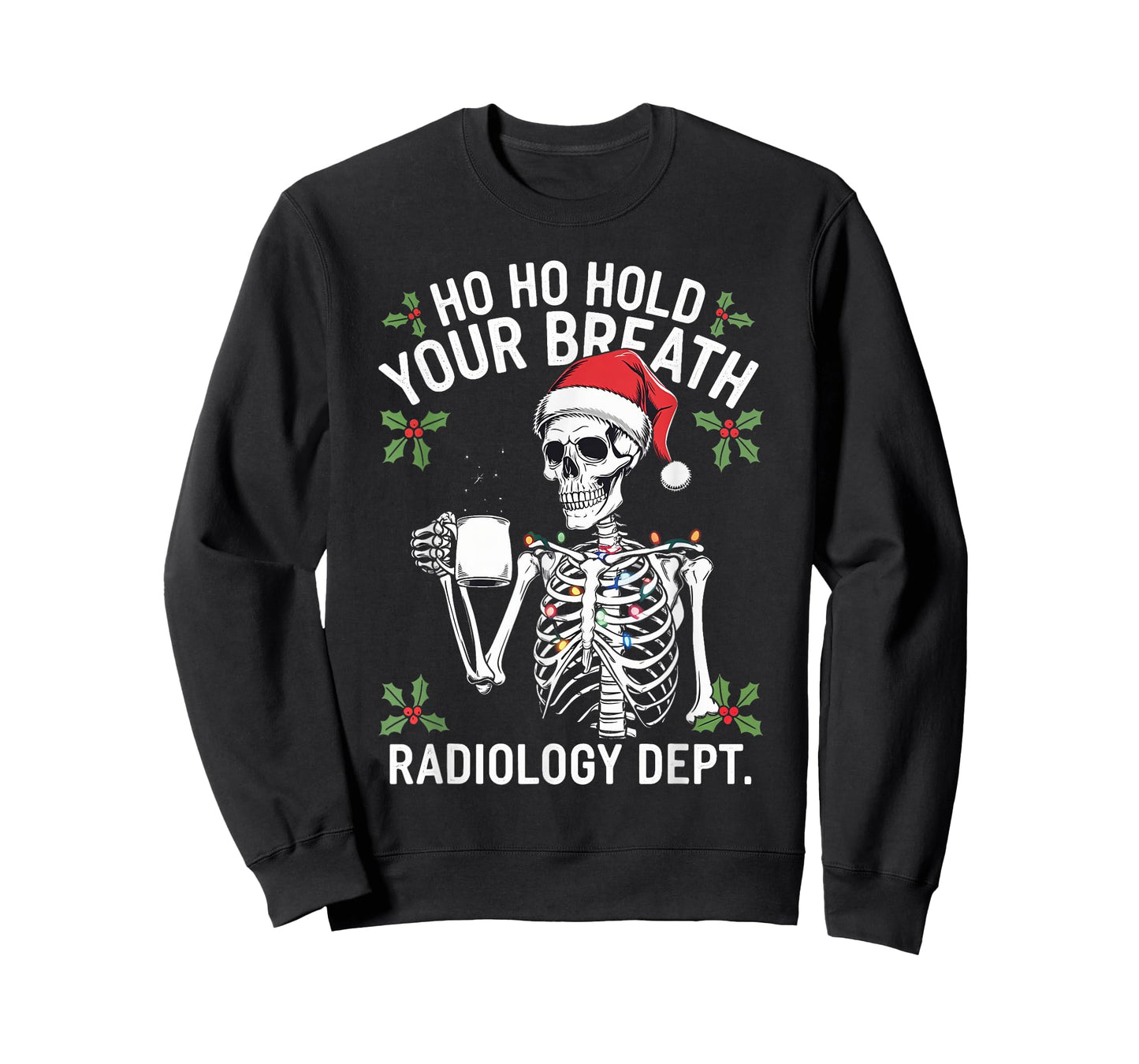 Christmas Radiology Tech Skeleton Xray Tech CT MRI Women T-Shirt