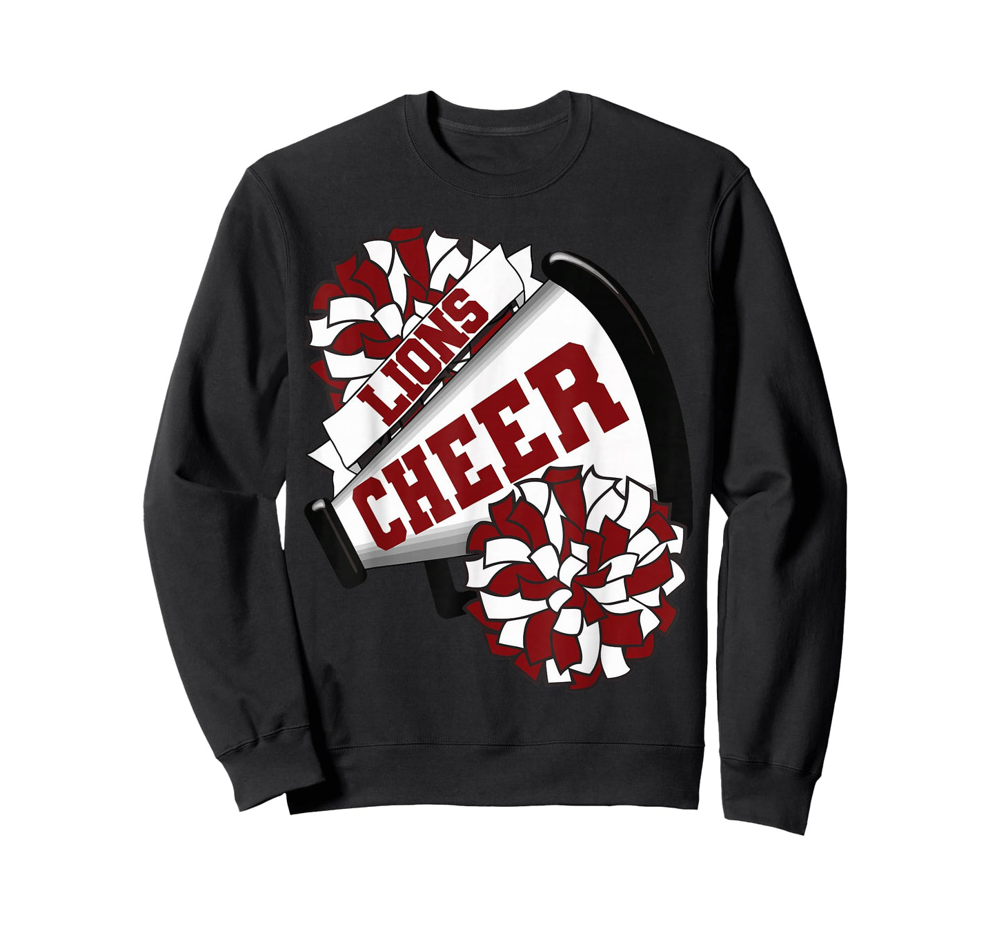 Lions Cheer Back To School Cheerleading Spirit M T-Shirt
