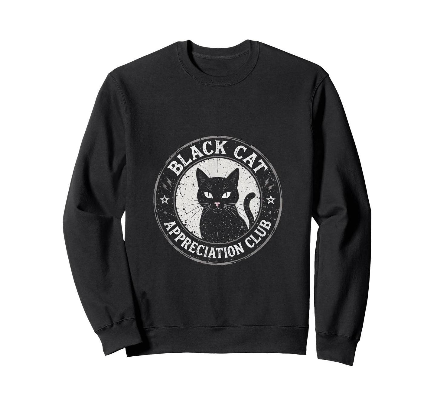 Black Cat Appreciation Club Halloween Costume T-Shirt