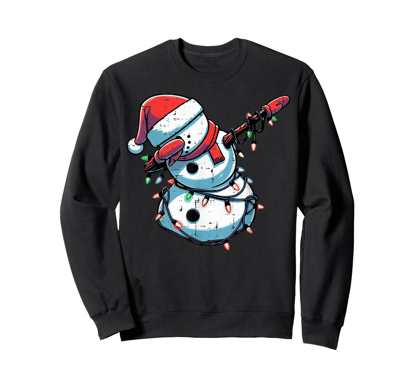Christmas Dabbing Snowman Funny Xmas Boys Girls Kids Toddler T-Shirt