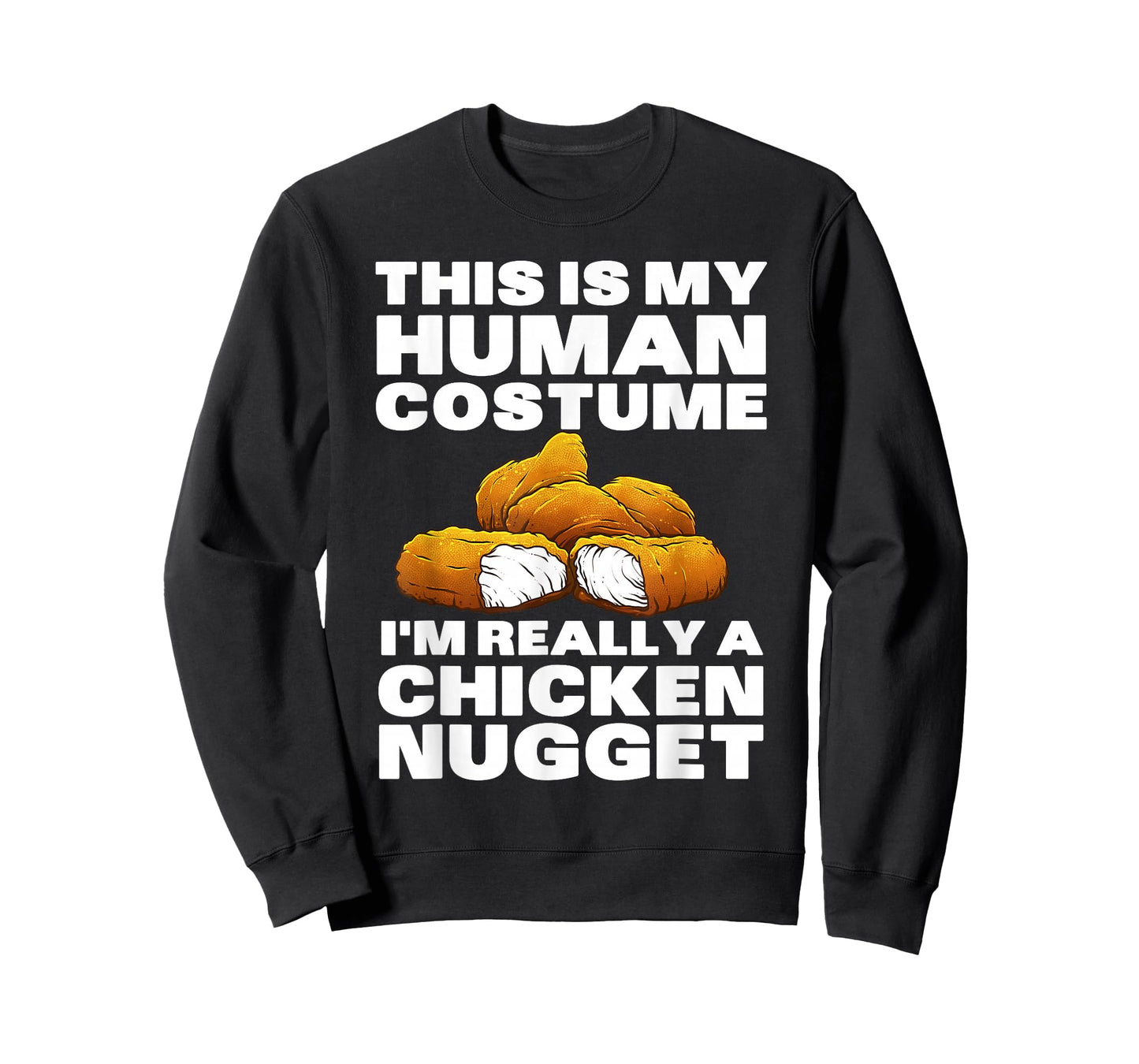Chicken Nugget Art For Men Women Kids Chicken Nugget Costume T-Shirt