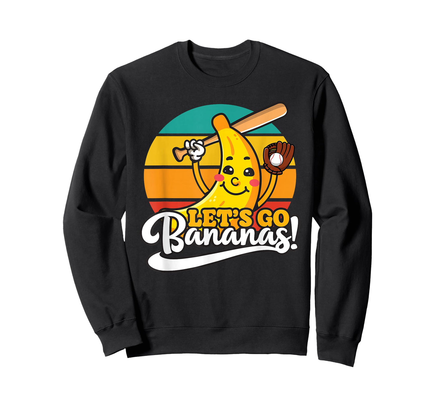 Funny Let’s Go Bananas Baseball T-Shirt