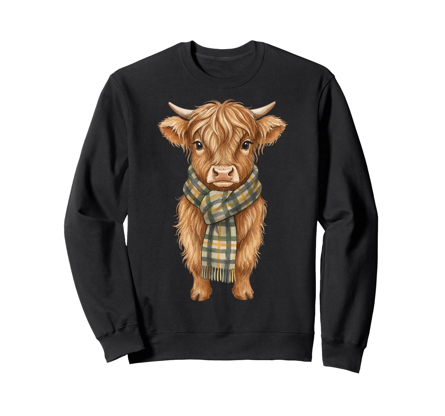 Cozy Fall Autumn Highland Cow T-Shirt
