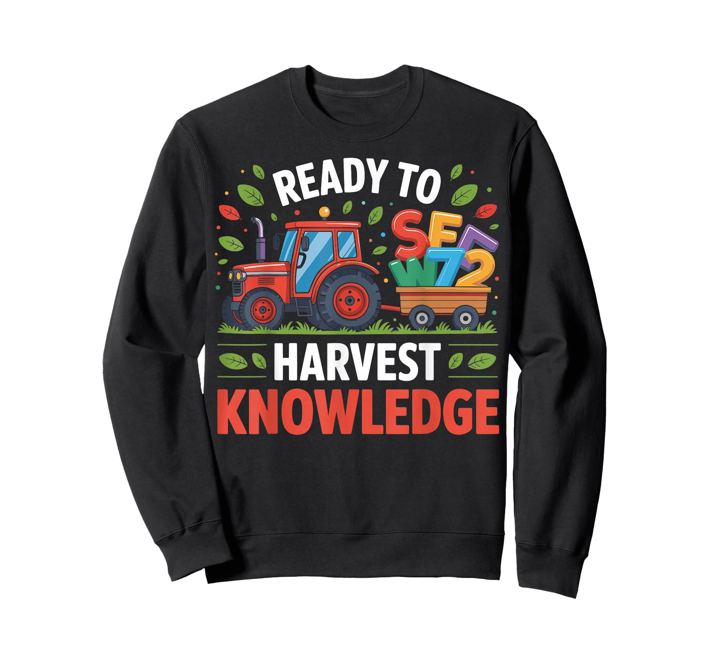 Back to School Teacher Farming Tractor 100th Day Farmer Kids T-Shirt
