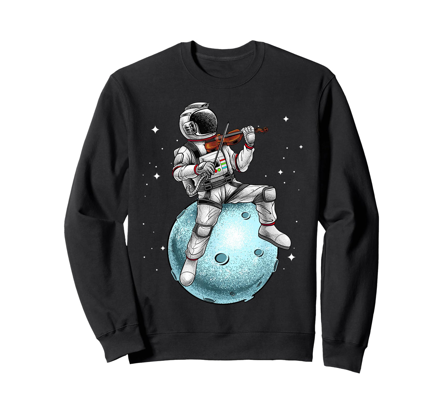 Cool Violin Player For Men Women Astronaut Music Lover Viola T-Shirt