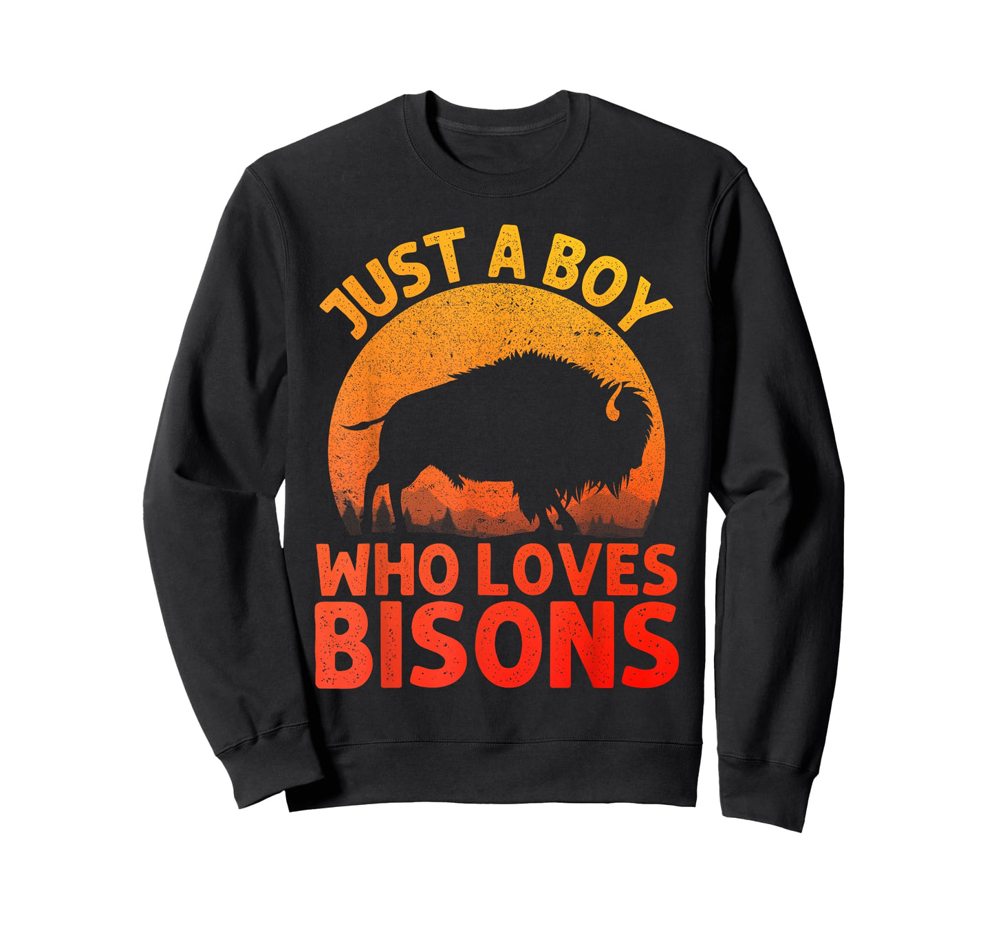 Cool Bison Design For Men Boys Wildlife Buffalo Lover Bison T-Shirt