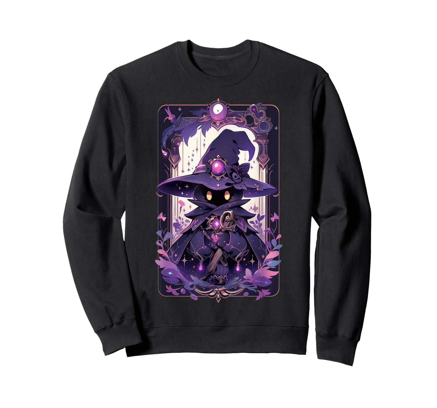 Cute Magician Anime Pastel Goth Tarot Card T-Shirt