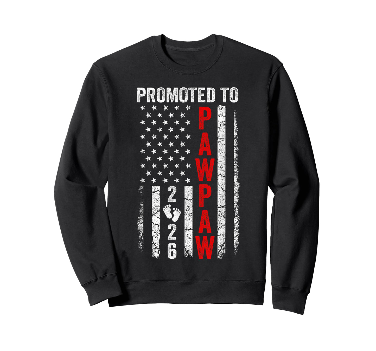 Patriotic Promoted To Pawpaw 2026 First Time New Pawpaw T-Shirt