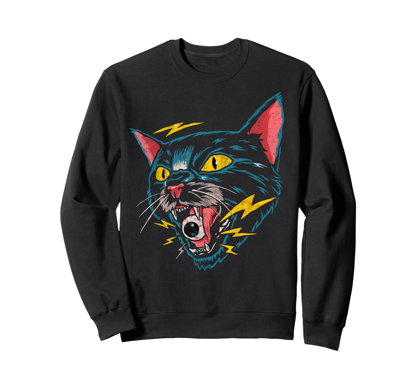 Black Cat American Traditional Old School Tattoo Ink Artist T-Shirt