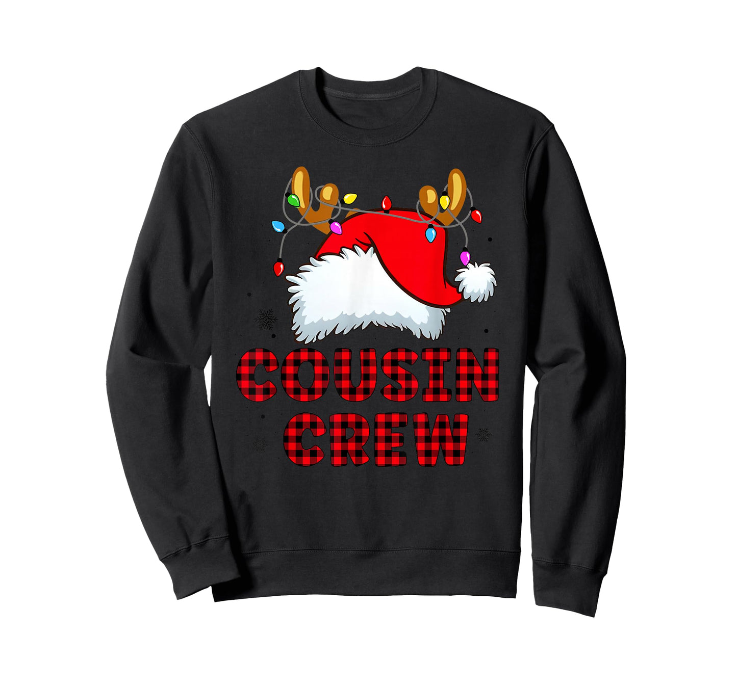 Cousin Crew Christmas 2025 Family Matching Santa Elf Xmas T-Shirt