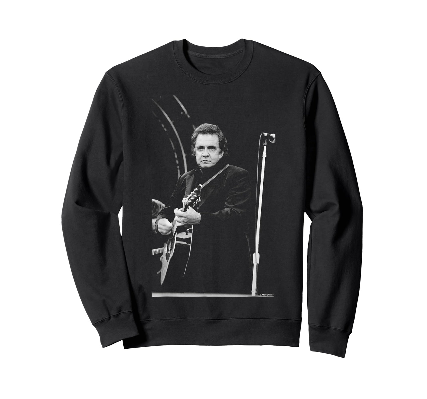 American Songwriting Legend Johnny Cash Live Andy Willsher T-Shirt