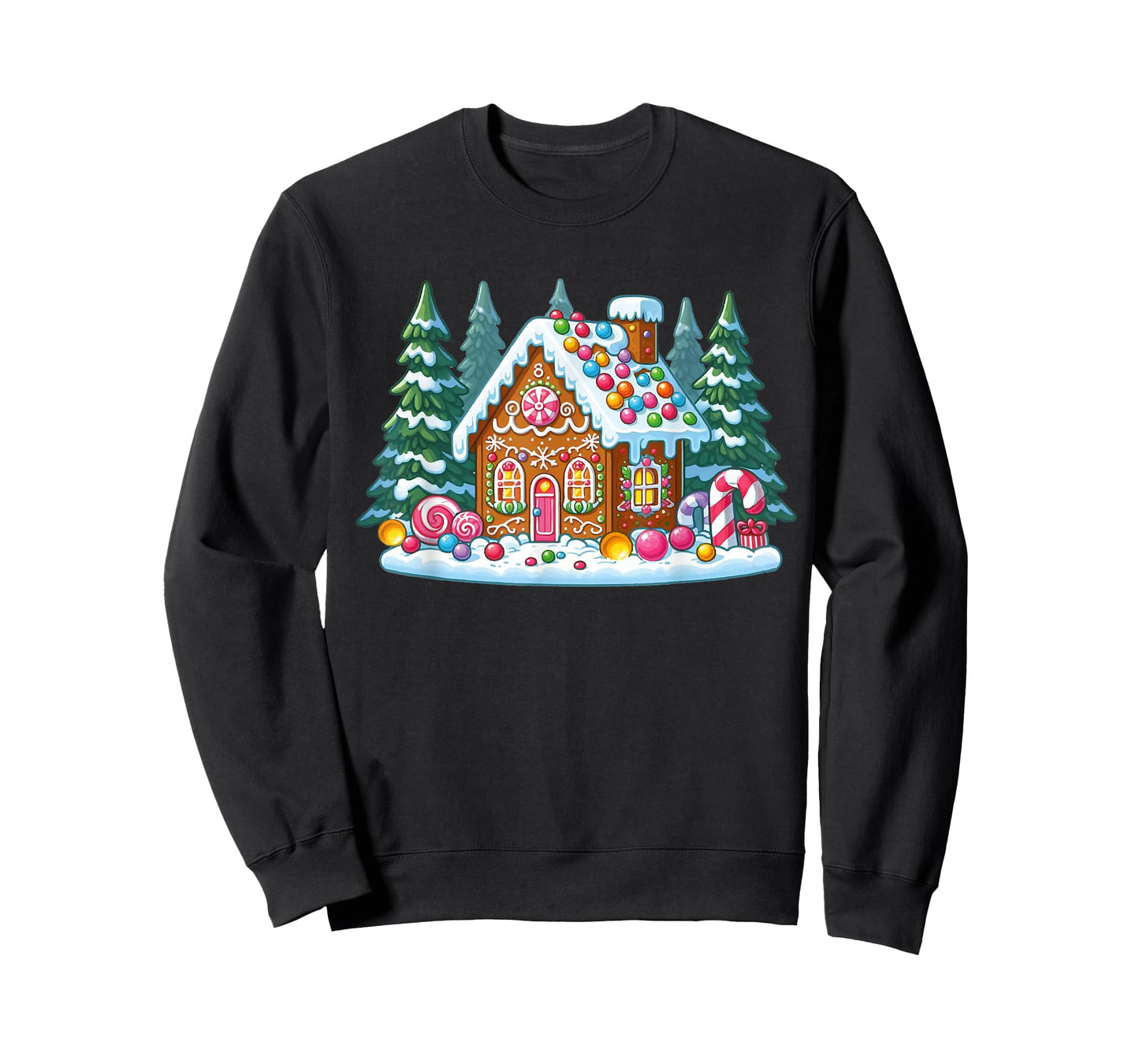Christmas Gingerbread House Decorating Baking Candy Xmas T-Shirt