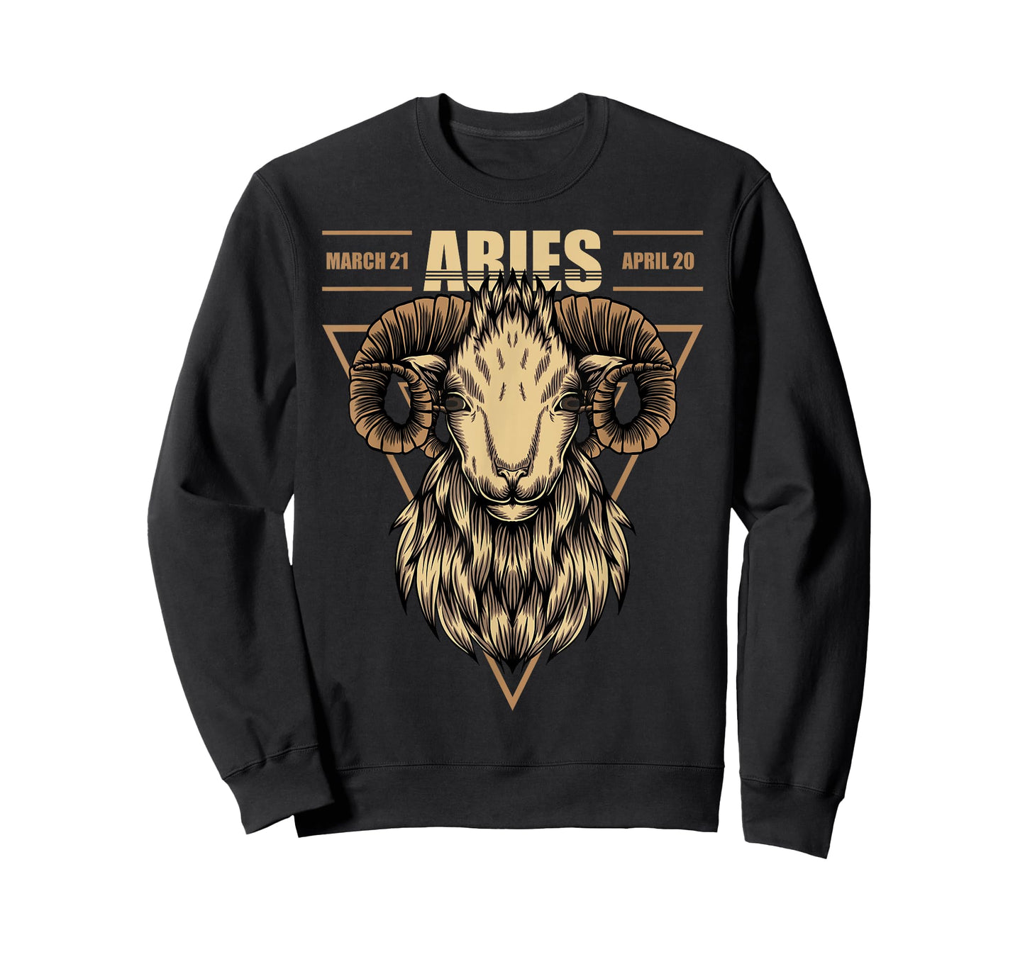 Aries Ram Zodiac Sign Symbol Astrology Dates T-Shirt T-Shirt