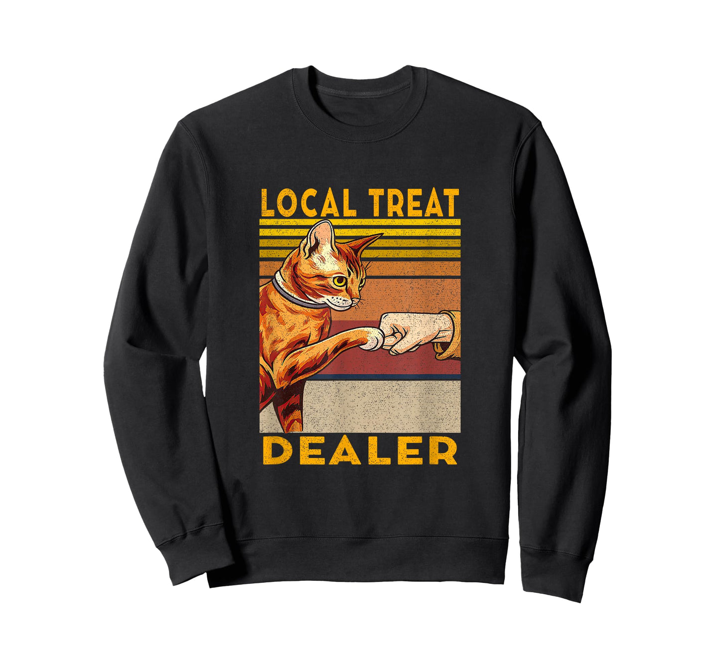 local treat dealer Cute and Funny Cat Kitty Lover Men Women T-Shirt