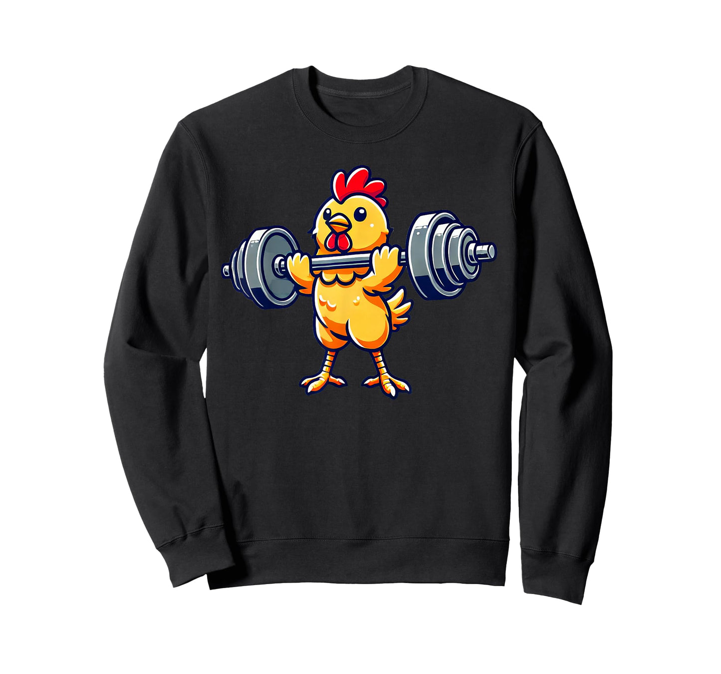 Chicken Powerlifting Weightlifting Gym Workout T-Shirt