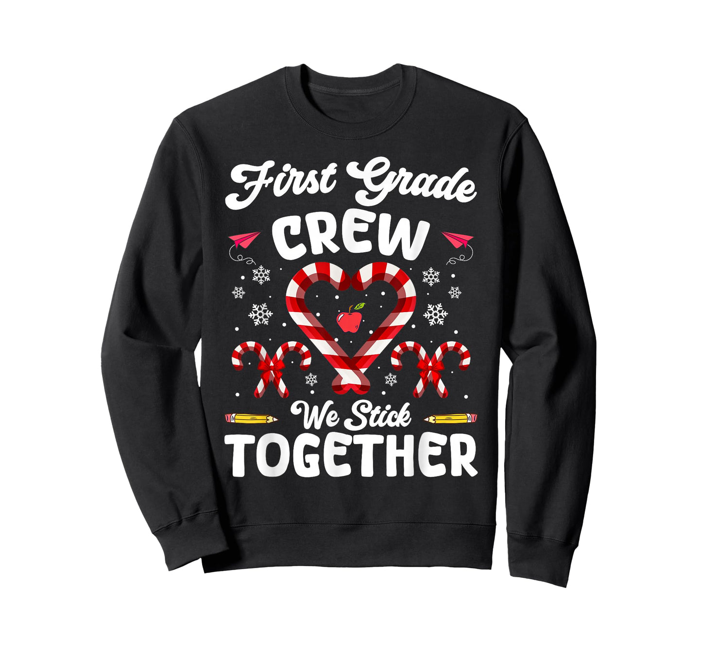 Christmas First Grade Teacher Holiday Family Matching Xmas T-Shirt