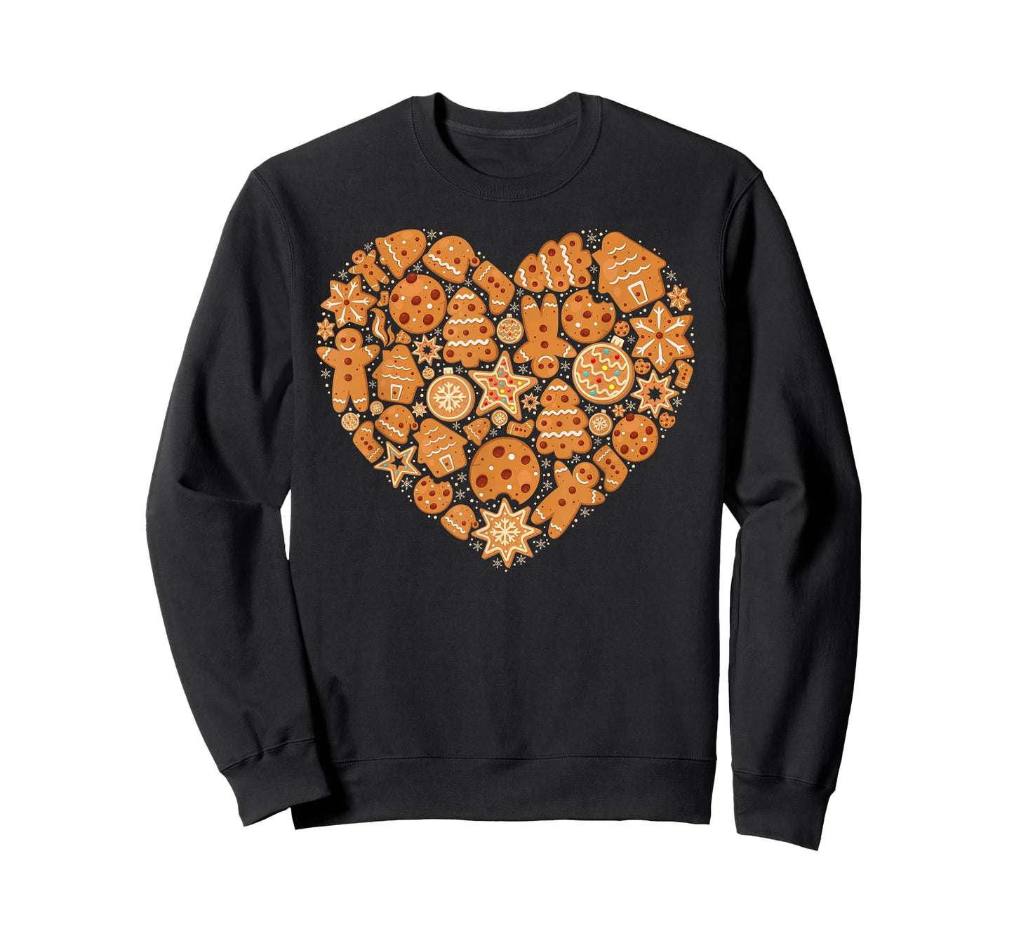 Bake Baking Gingerbread Man Christmas Cookie Heart T-Shirt