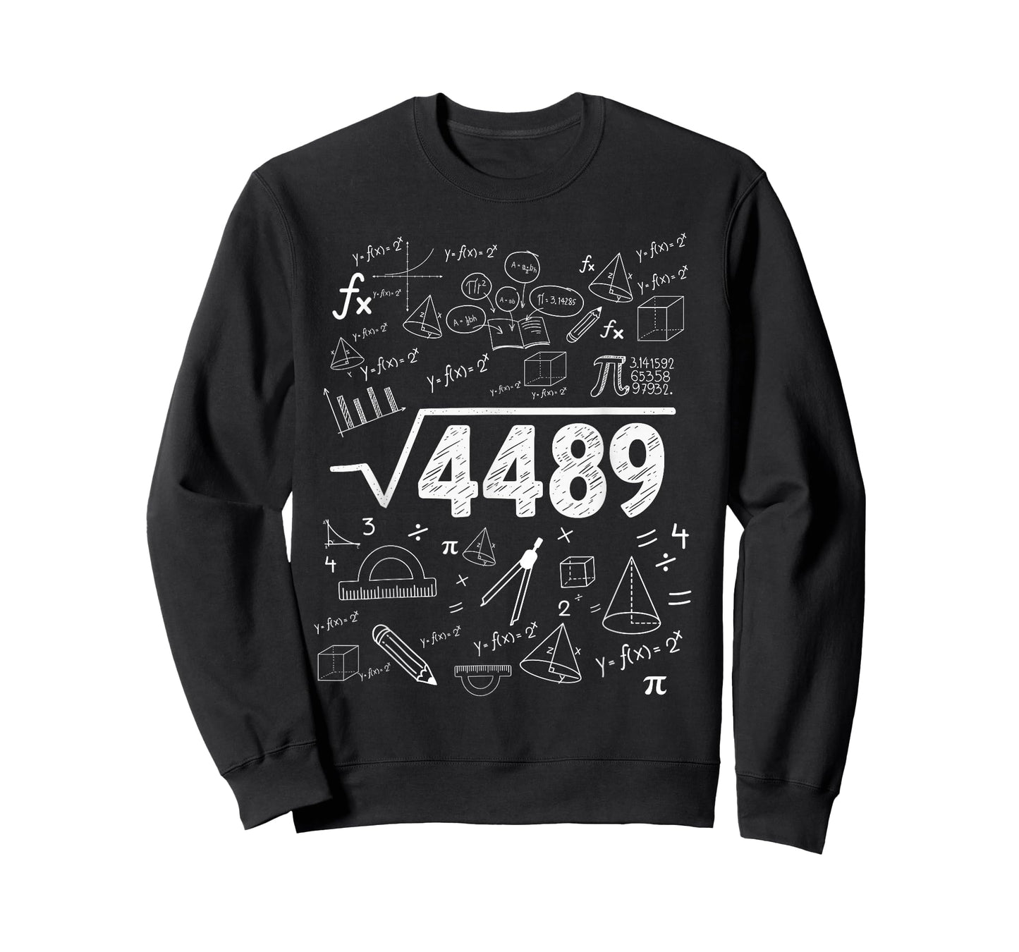 67 Meme Square Root 4489 Slang Funny Six Seven Math Teacher T-Shirt