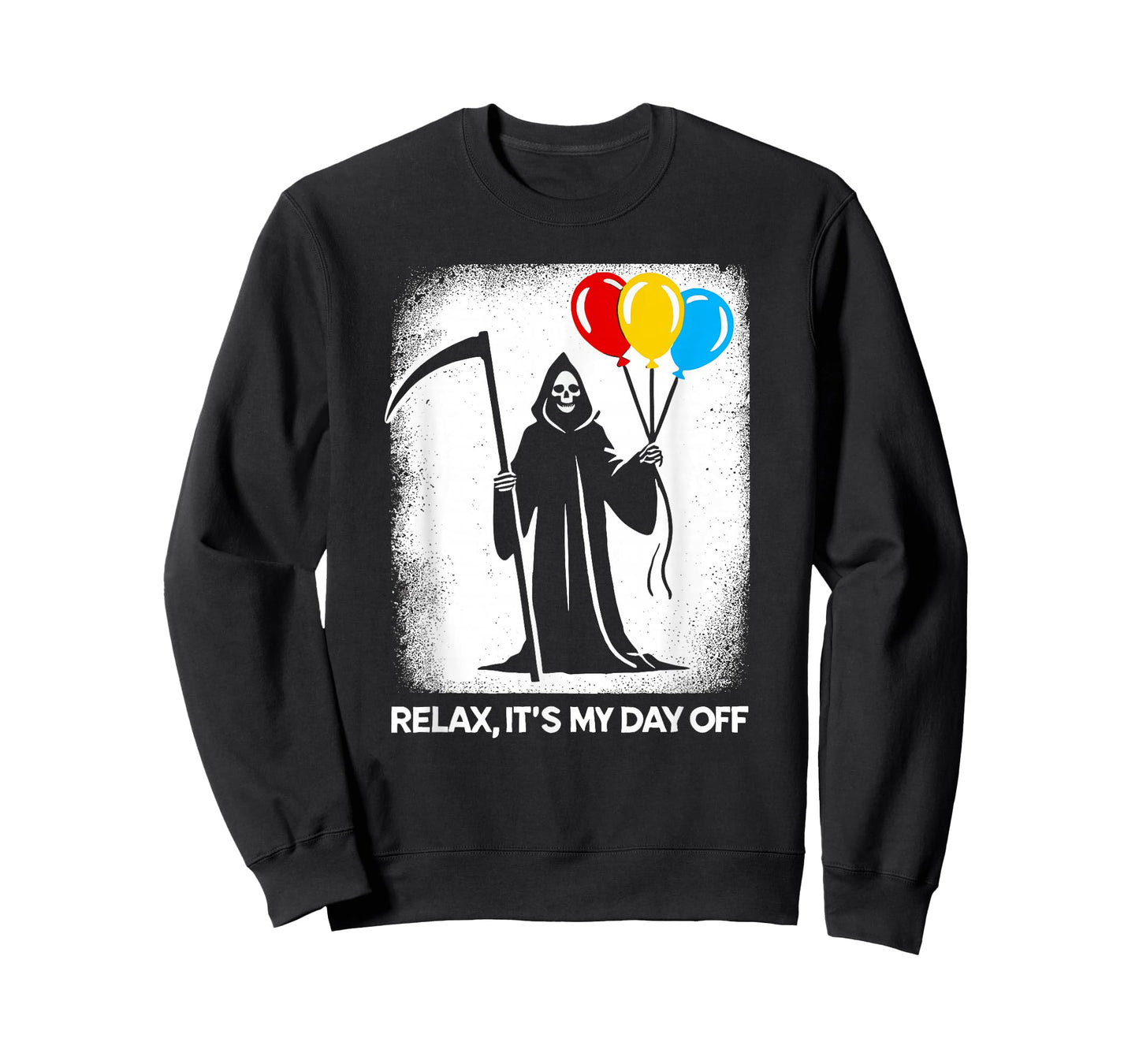 Grim Reaper Day Off Funny Halloween Funny Grim Reaper T-Shirt