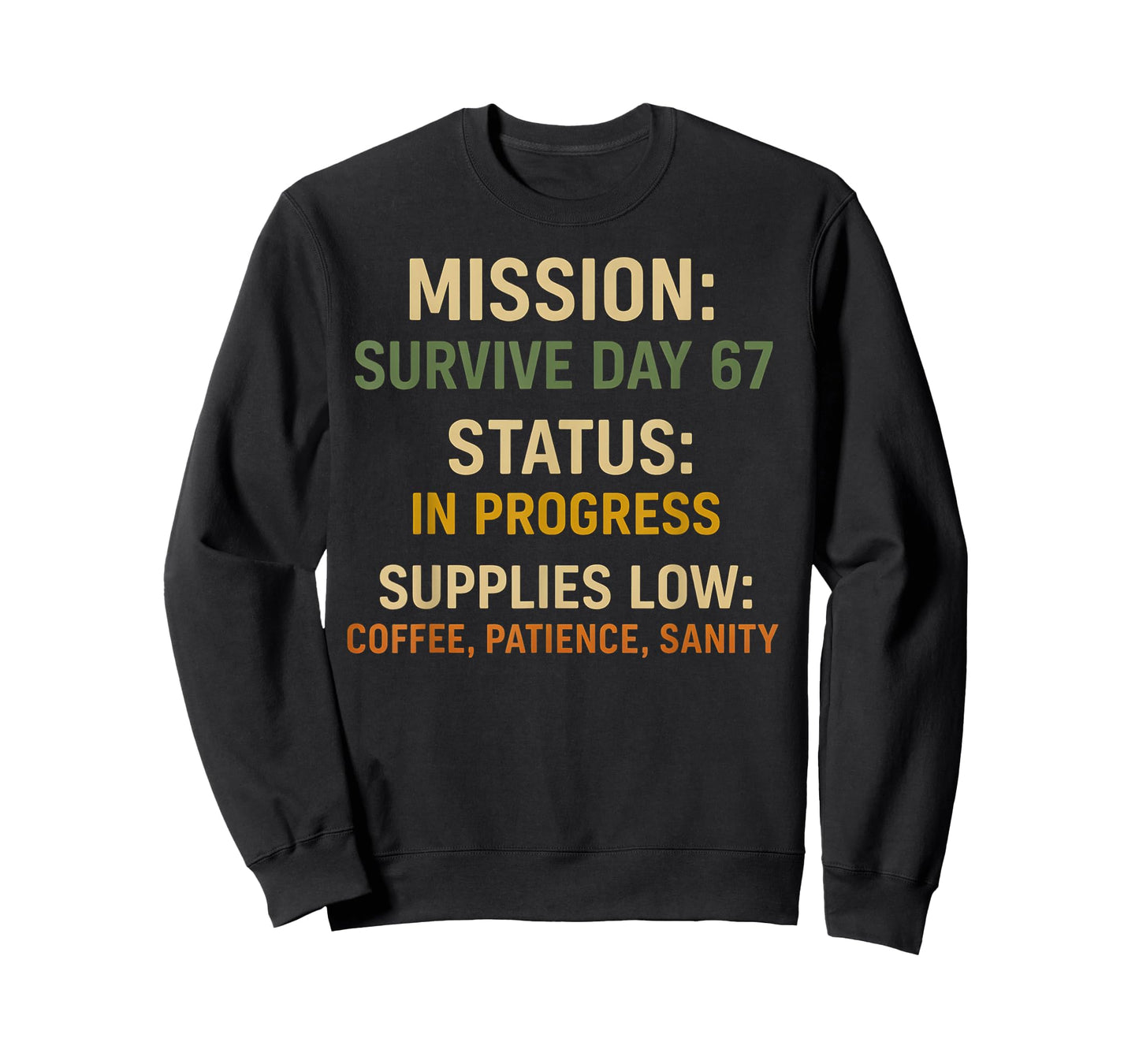 67th Day of School Teacher Coffee Funny 6 7 Meme Six Seven T-Shirt