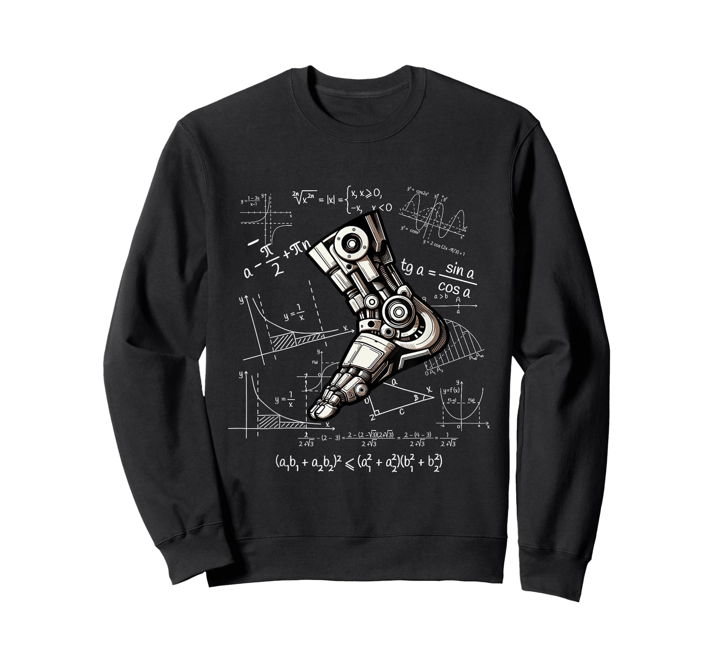 AI Robotics Engineer Techie T-Shirt, Small, Black