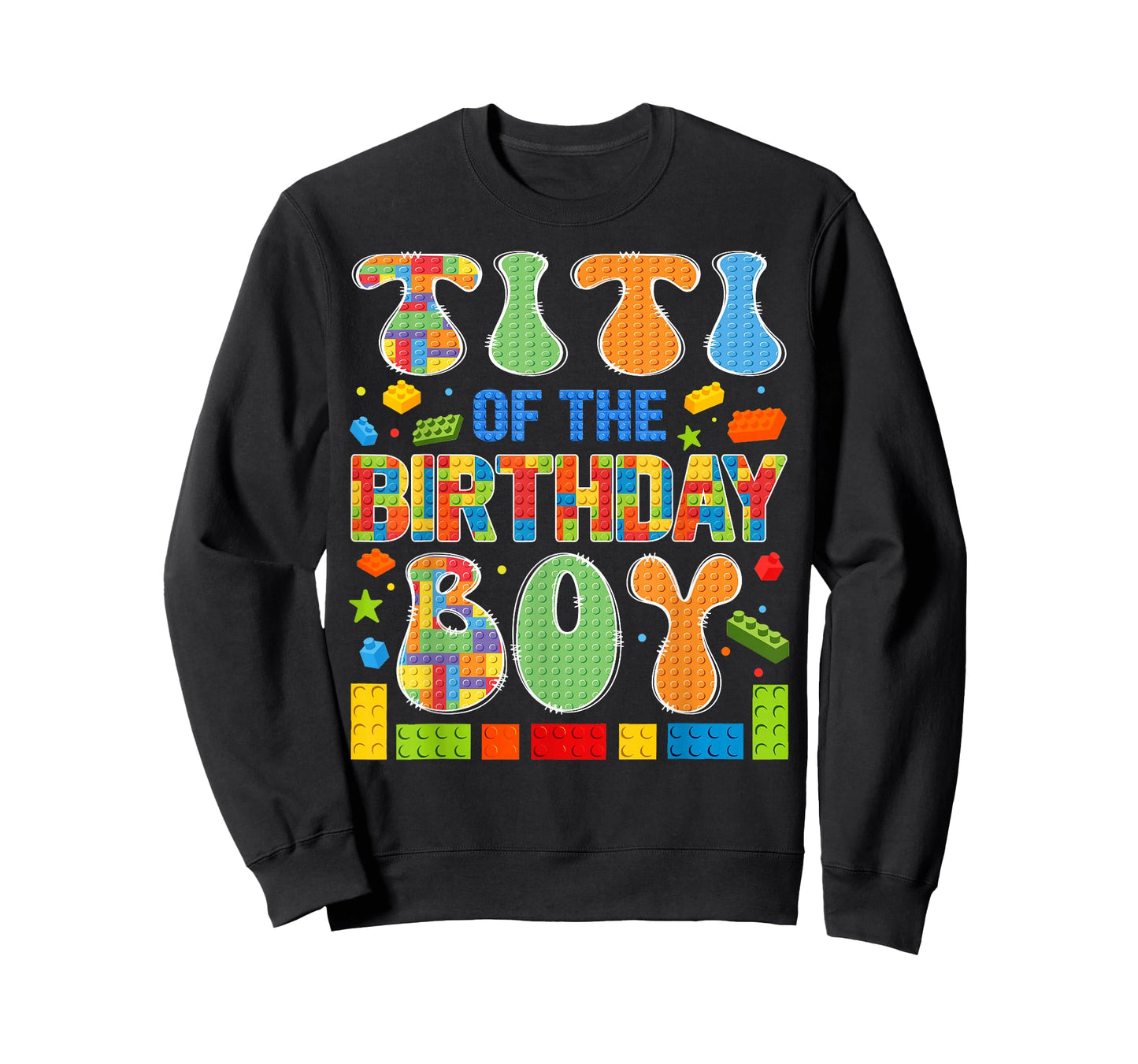 Titi Of The Birthday Boy Building Block Birthday T-Shirt