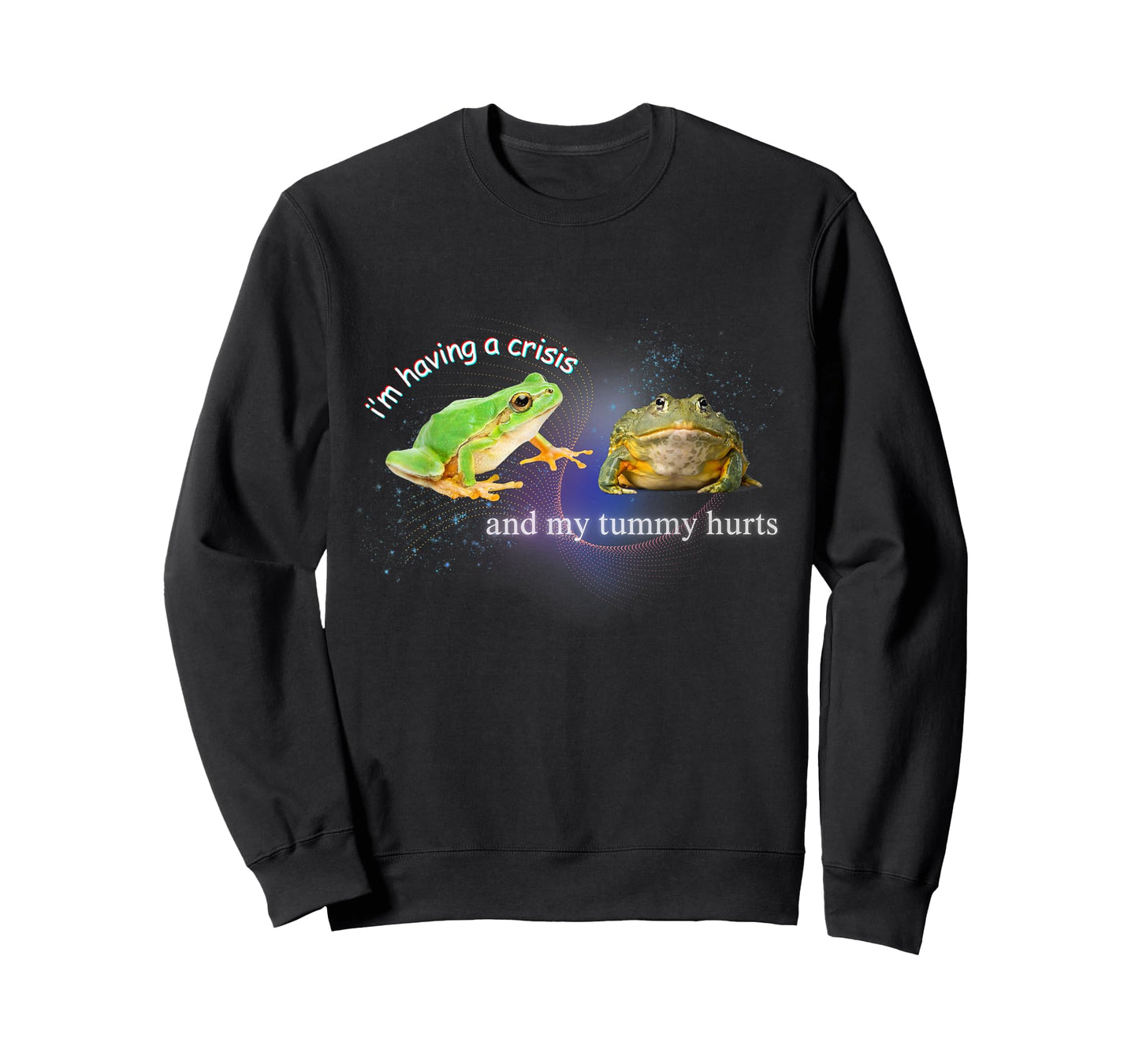 Funny Frog Toad Cursed Meme Absurdist Space Dank Aesthetic T-Shirt