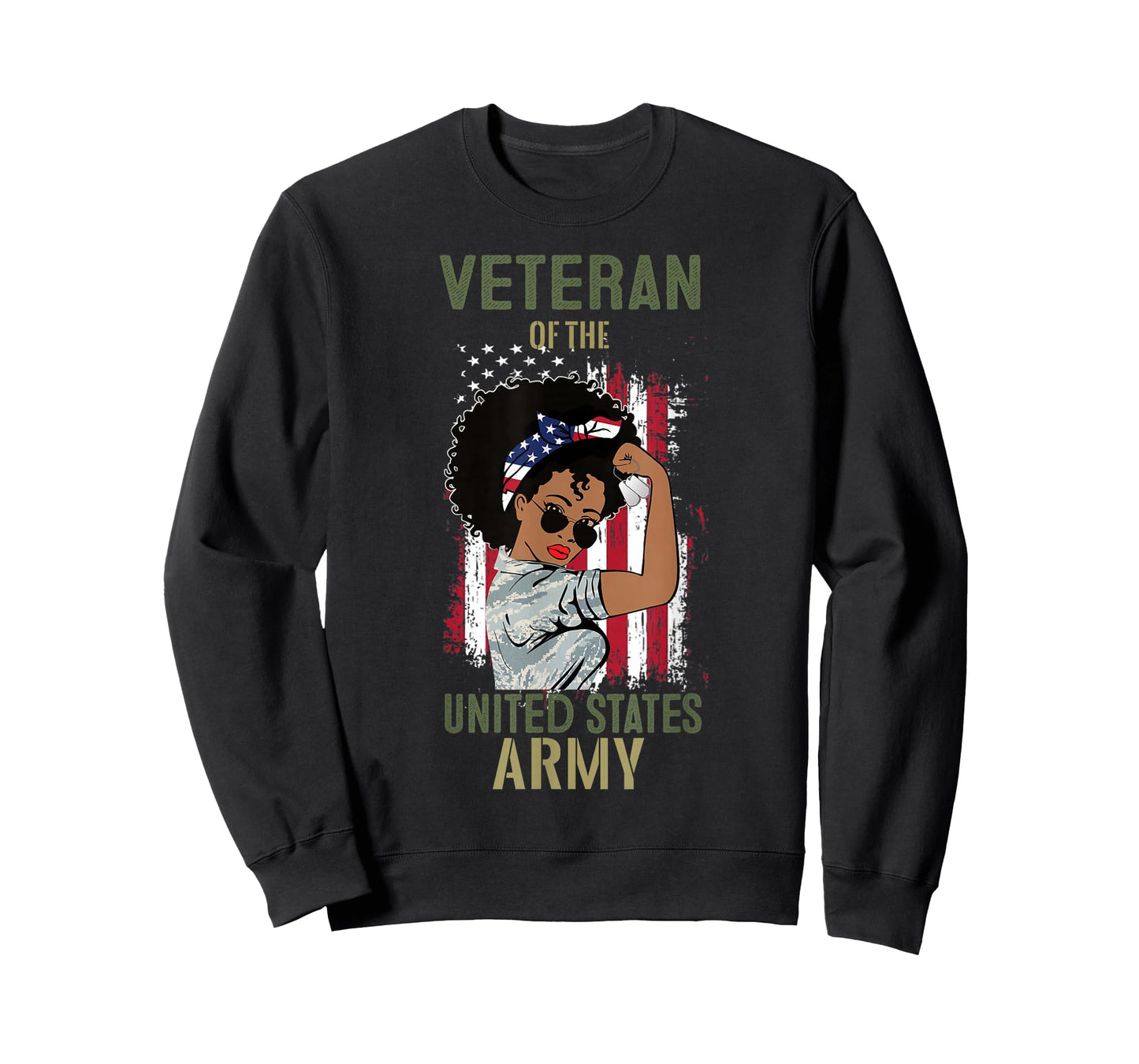 African American Army Veteran Female Shirt, Melanin US Army T-Shirt