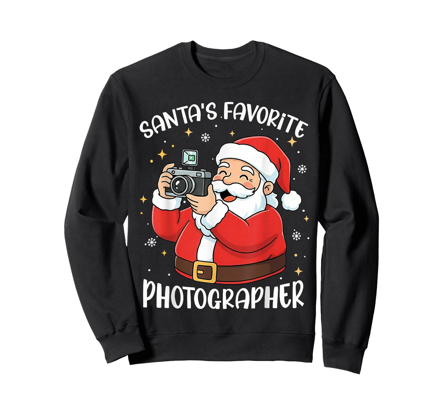 Santa's Favorite Photographer Christmas Santa Gifts T-Shirt