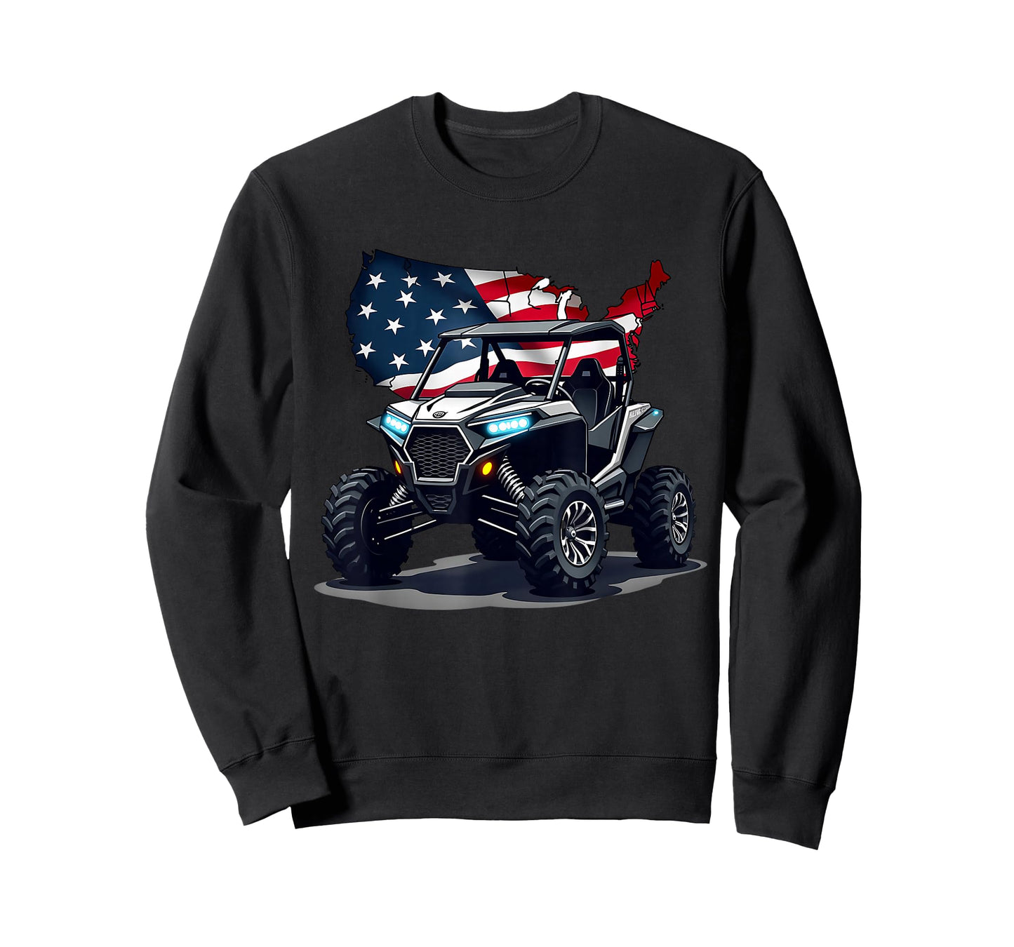 American Flag UTV Side by Side SXS UTV SXS Off Road T-Shirt