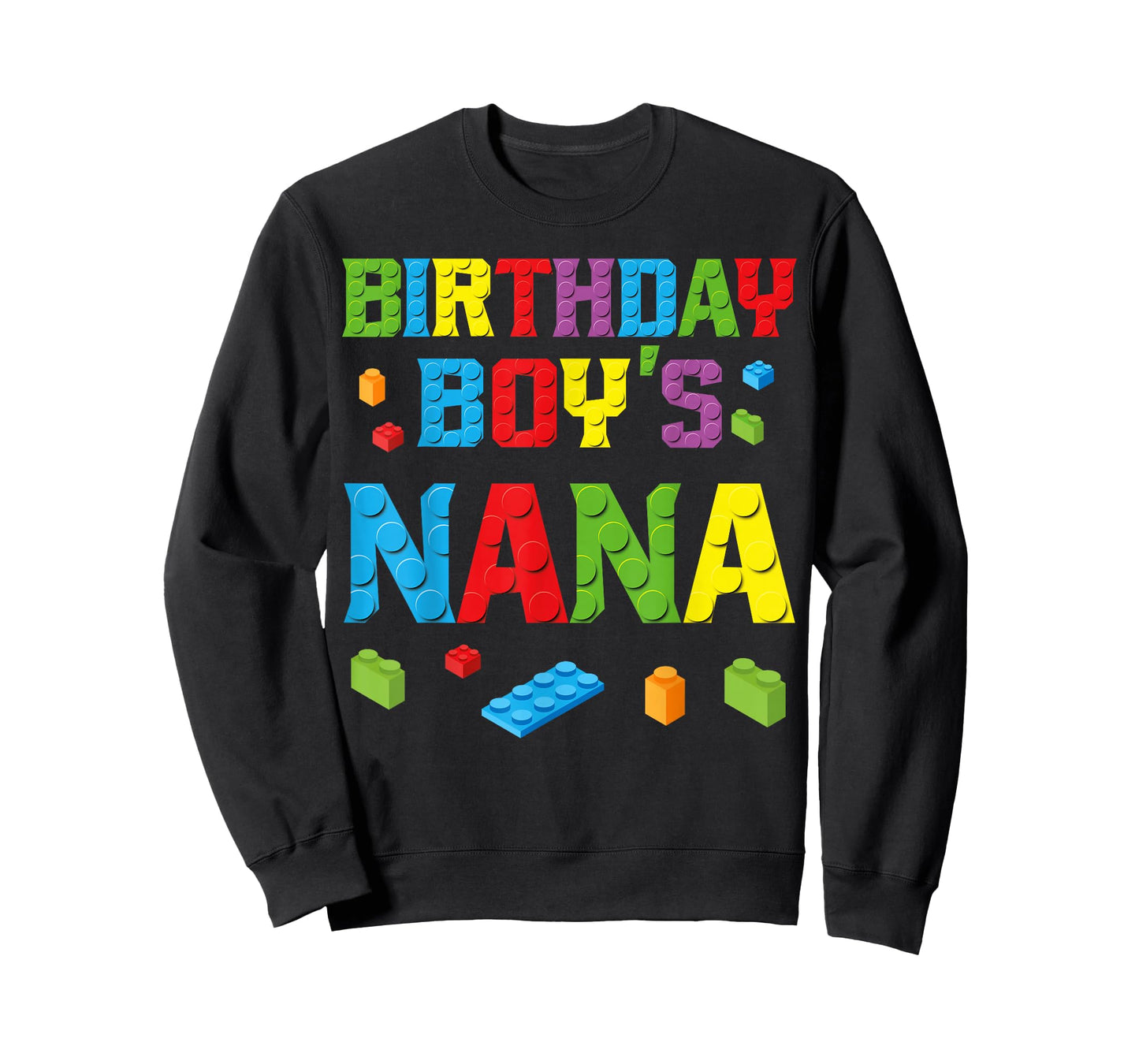 Master Builder Birthday Boy's Nana Building Bricks Blocks T-Shirt