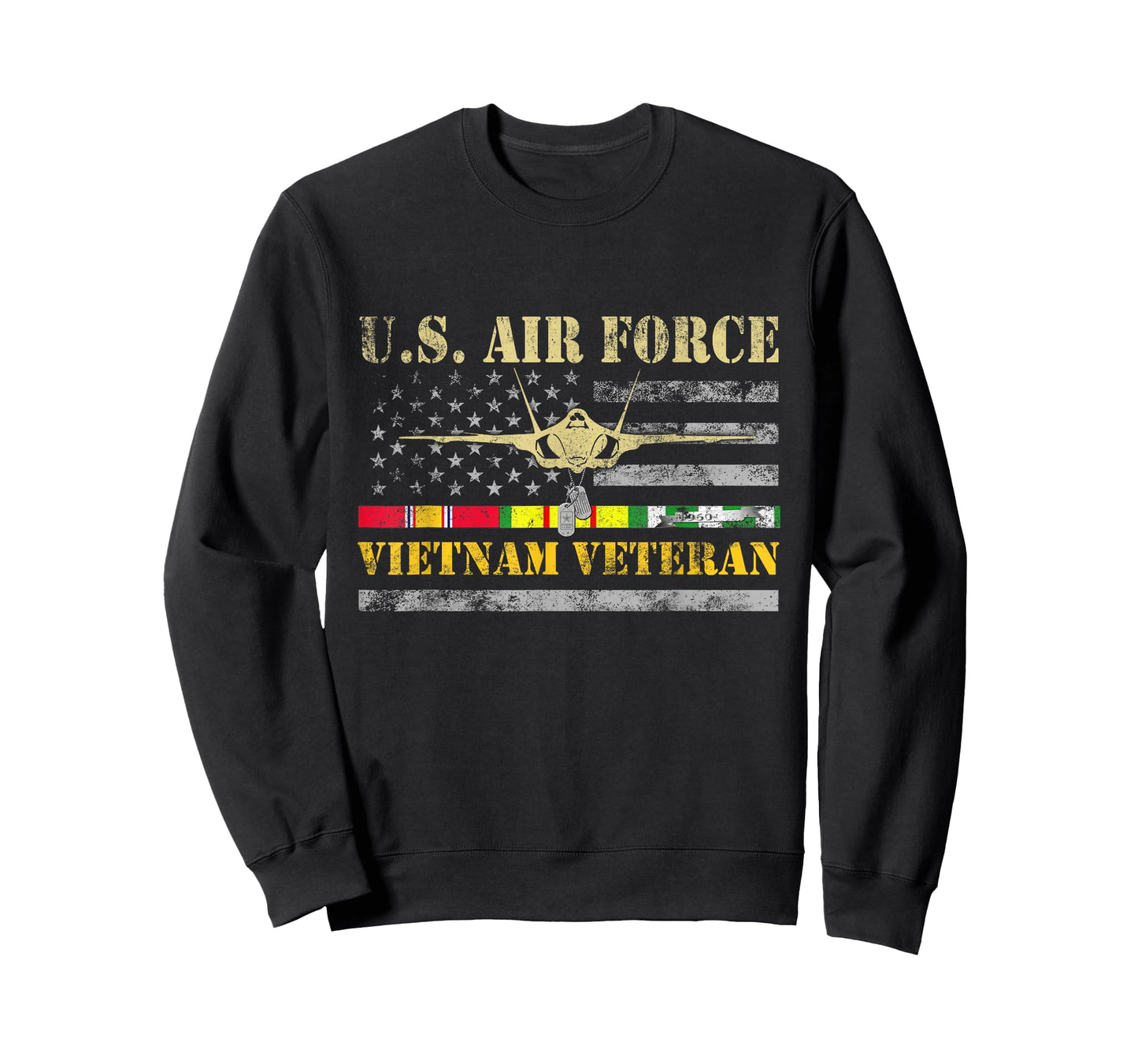 U.S Air Force Vietnam Veteran Shirt USAF Veteran Flag Gift T-Shirt