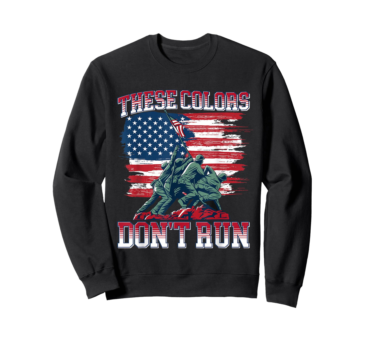 These color don't run American Flag T-Shirt