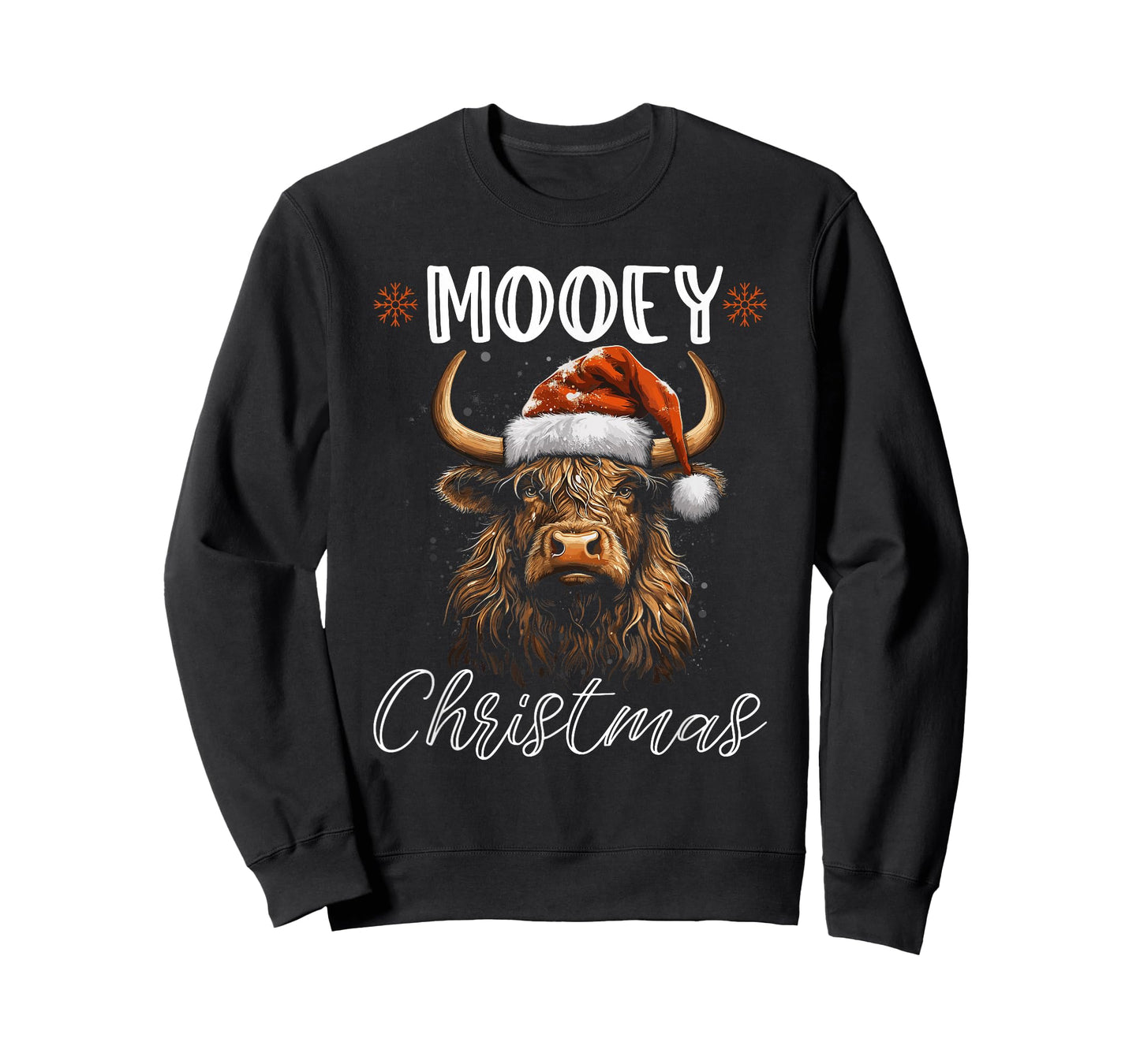 Christmas Highland Cow, Mooey Christmas Western Girl Country T-Shirt