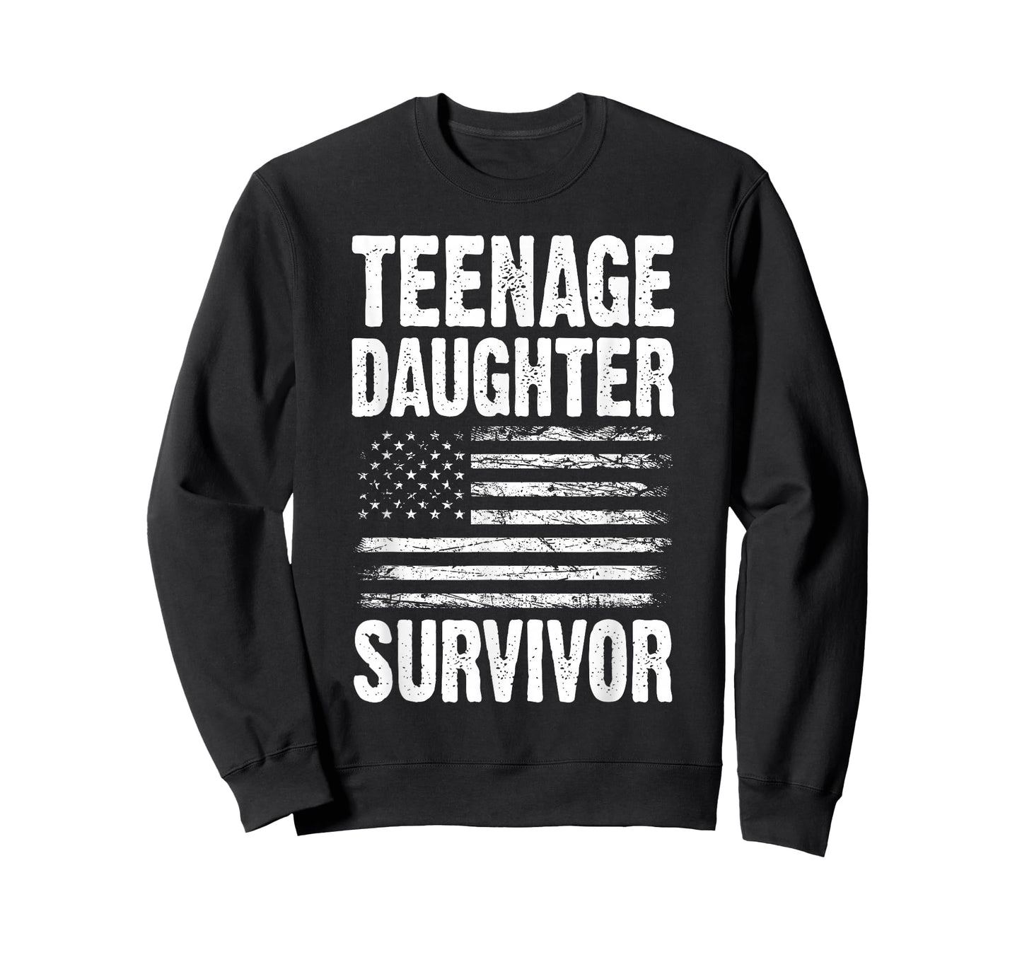 Teenage Daughter Survivor Father's Day Proud Girl Dad Jokes T-Shirt