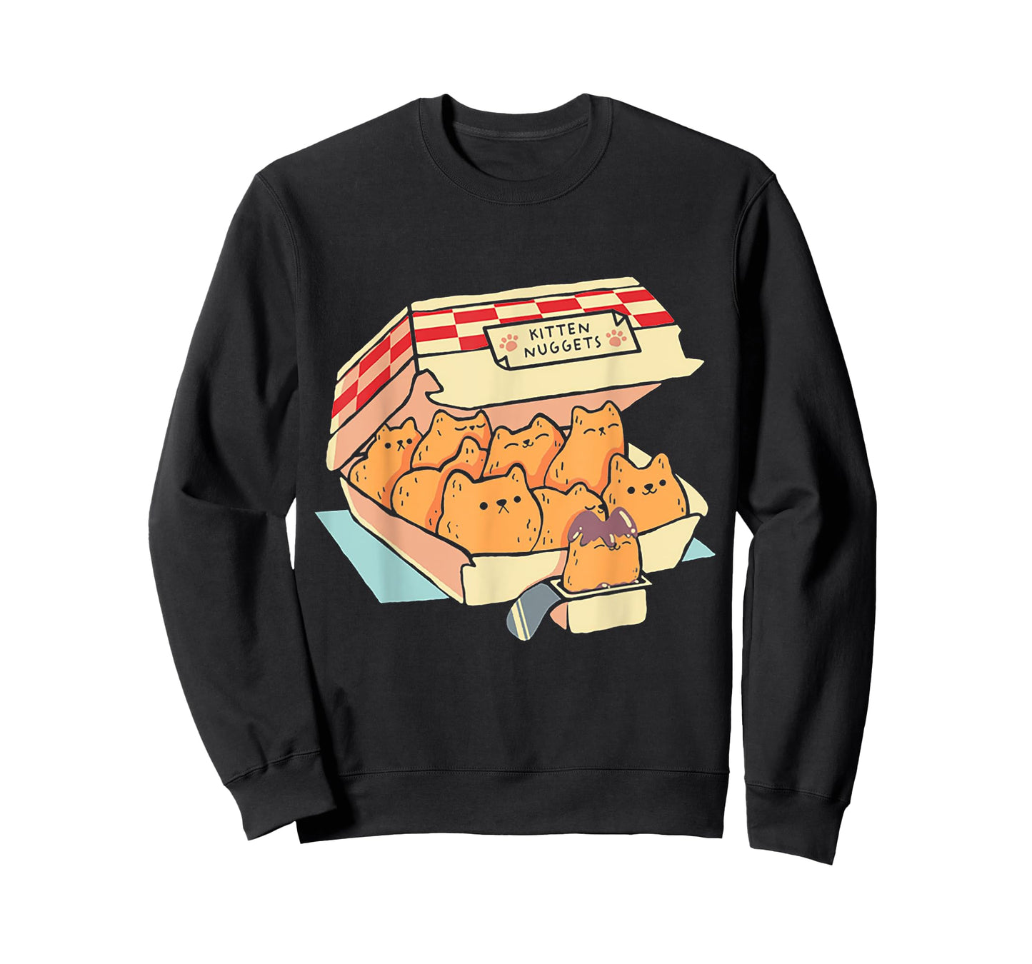 Kitten Nuggets Funny Cat Cake Box T-Shirt for Men Women