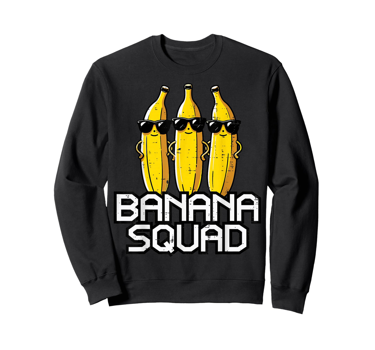 Banana Squad Funny Fruit Team Crew Matching Women Men Kids T-Shirt
