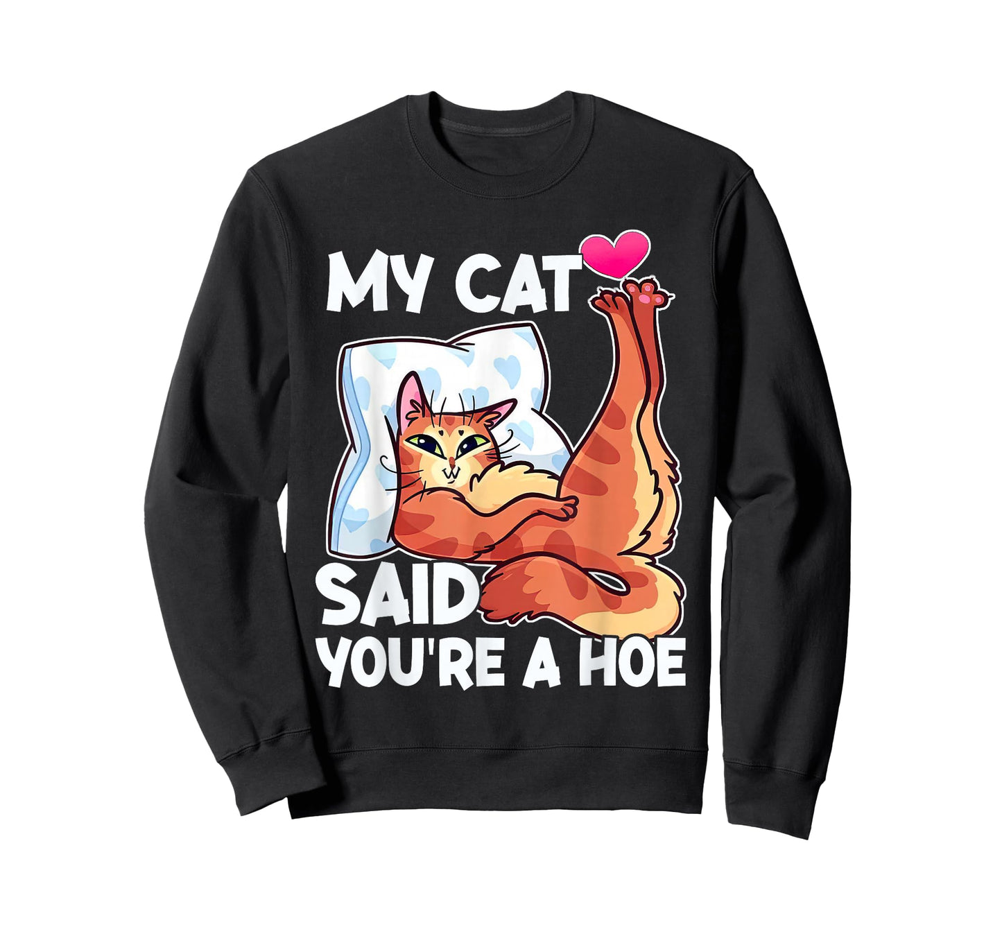 My Cat Said You're A Hoe Funny Cat Meme T-Shirt