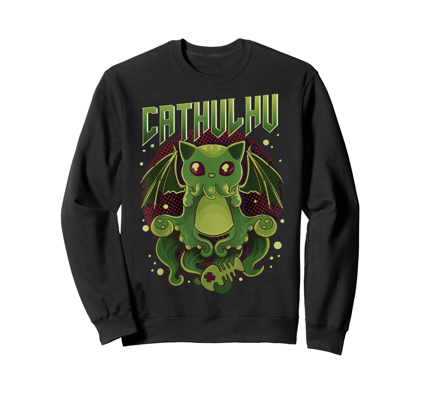 Cute & Funny Cathulhu Kawaii Cat Cthulhu T-Shirt