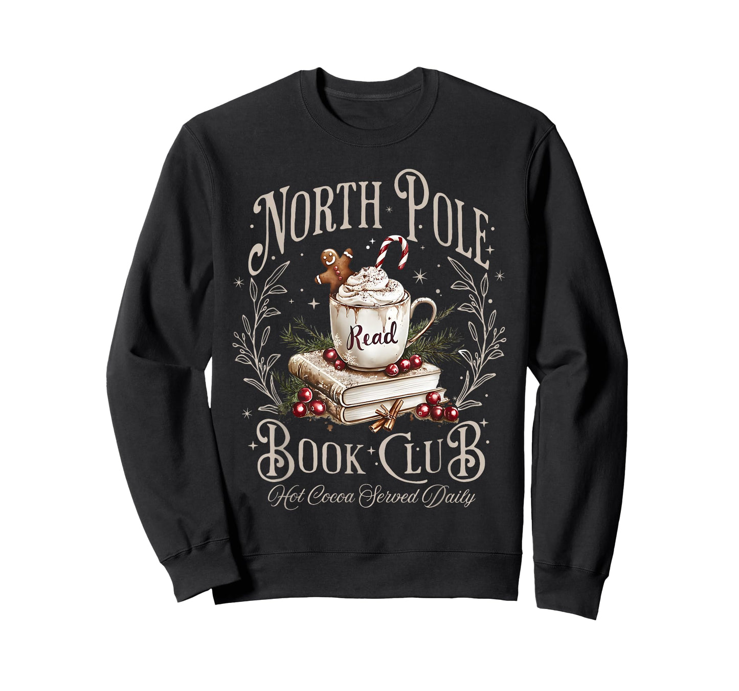 All Booked for Christmas Coquette Xmas Book Club Book Lovers T-Shirt