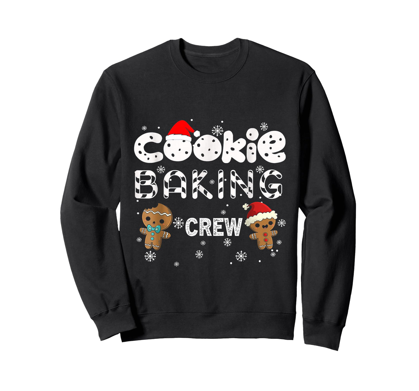 Cookie Baking Crew Gingerbread Christmas Costume Pajamas T-Shirt