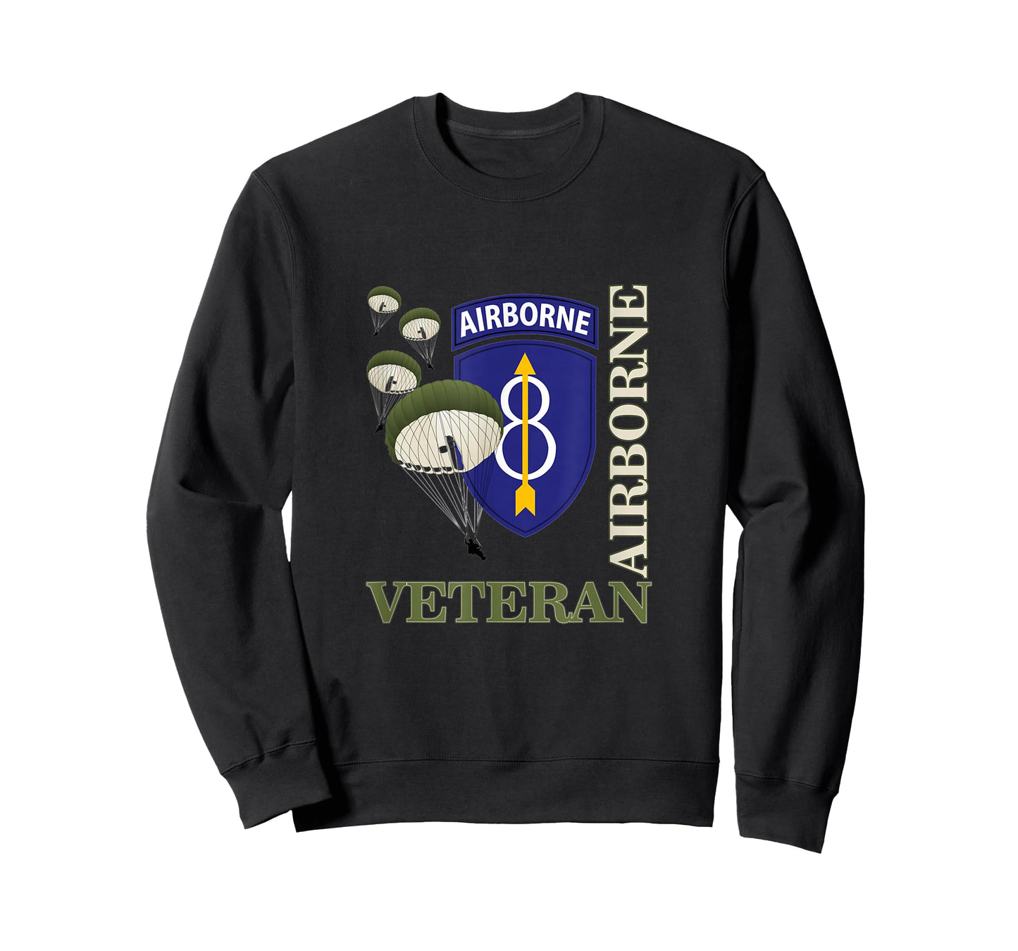 8th Airborne Division Veteran Paratrooper Veterans Day Xmas T-Shirt