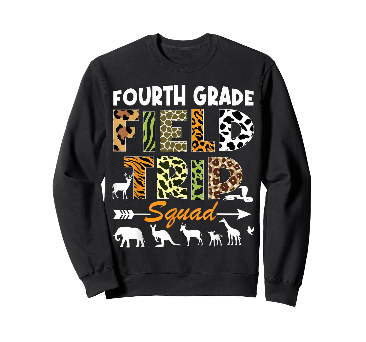 4th Grade Zoo Field Trip Squad Teacher Student Matching T-Shirt