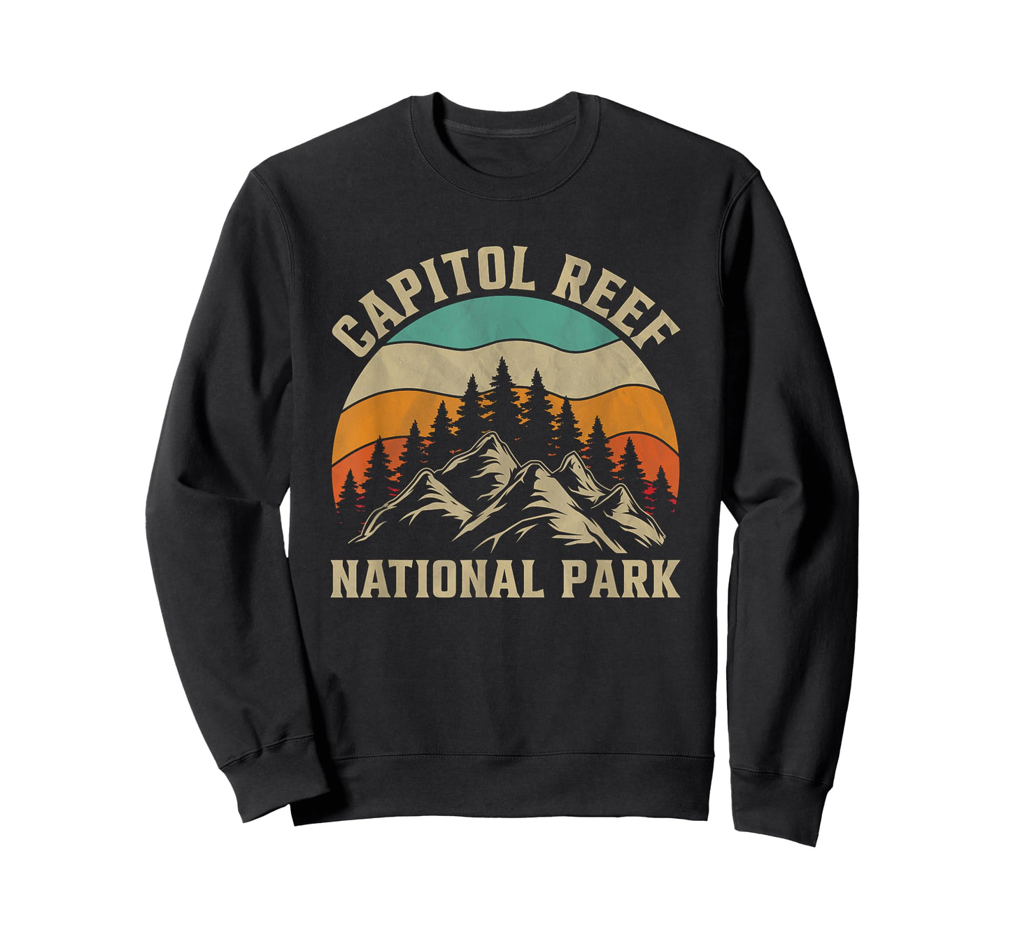 Retro Vintage Graphic Capitol Reef National Park T-Shirt