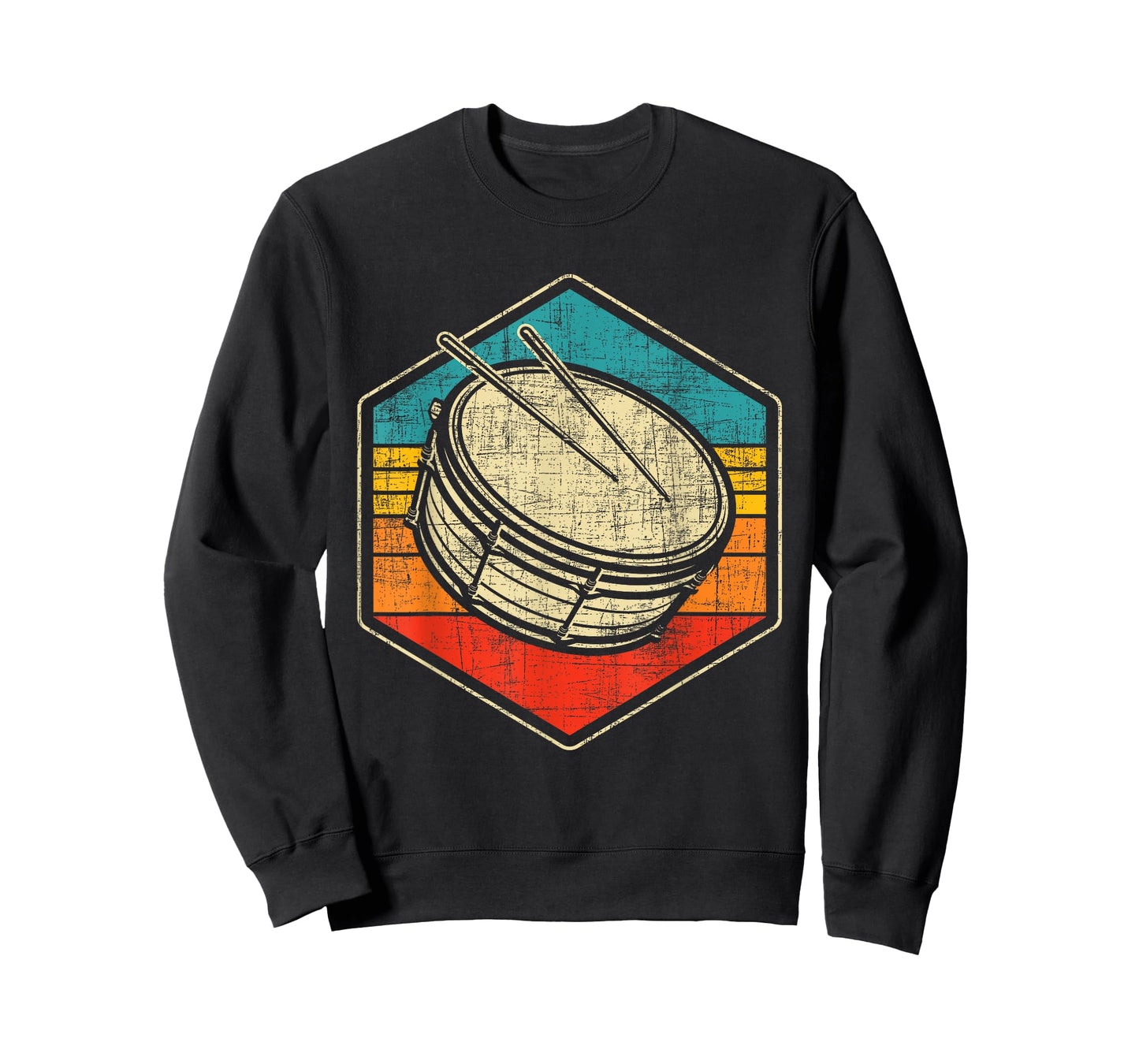 Retro Vintage Snare Drum - Marching Band Drumline Drummer T-Shirt