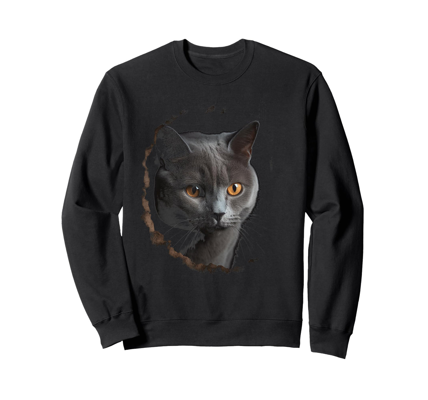 Chartreux Cat Eyes Kitty Kitten Cat Artwork Cat Face T-Shirt